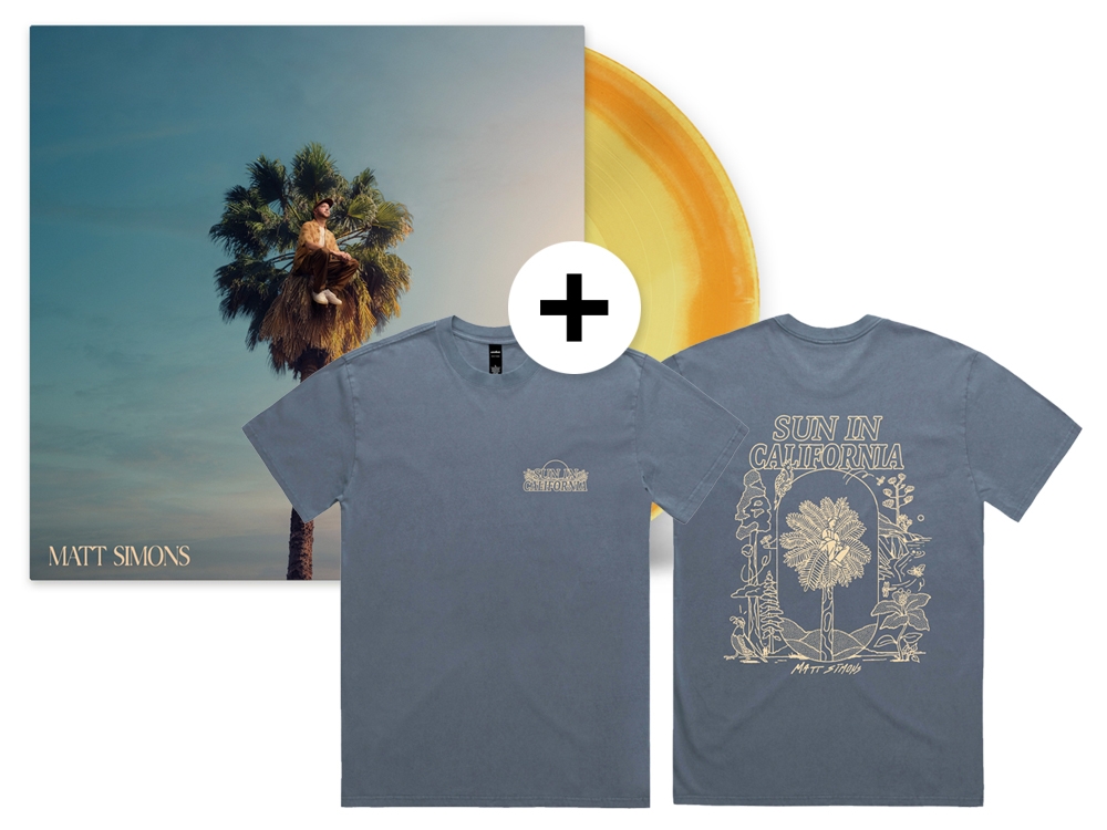 Sun In California Bundle Colored vinyl + T-shirt